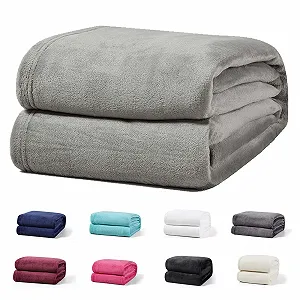 Покривало Buymax Пухнасте XXL 230 x 270 см Флісове Супер Фліс 1622 г Сірий - Фото 1