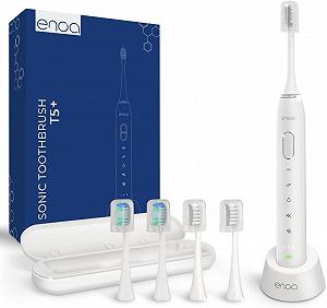 Акумуляторна звукова зубна щітка ENOA 5 програм 3 рівні інтенсивності IPX7 5 насадок - Фото 1