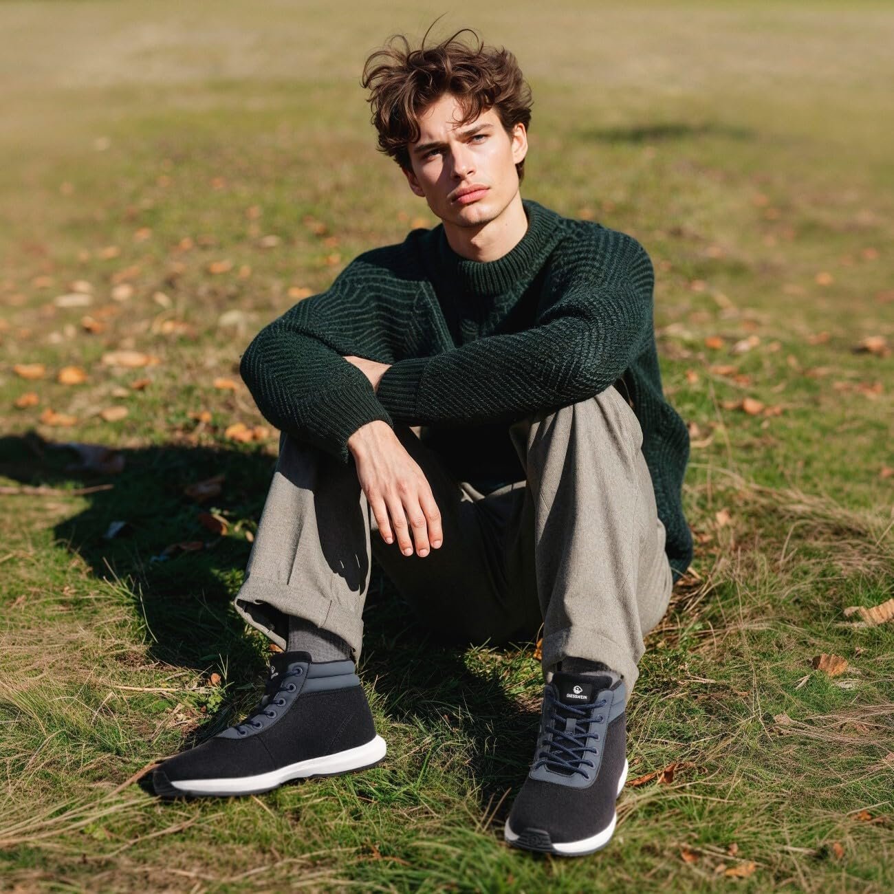 Кросівки GIESSWEIN Wool High Top чоловічі - зимові Кросівки з вовни мериноса, фото №3