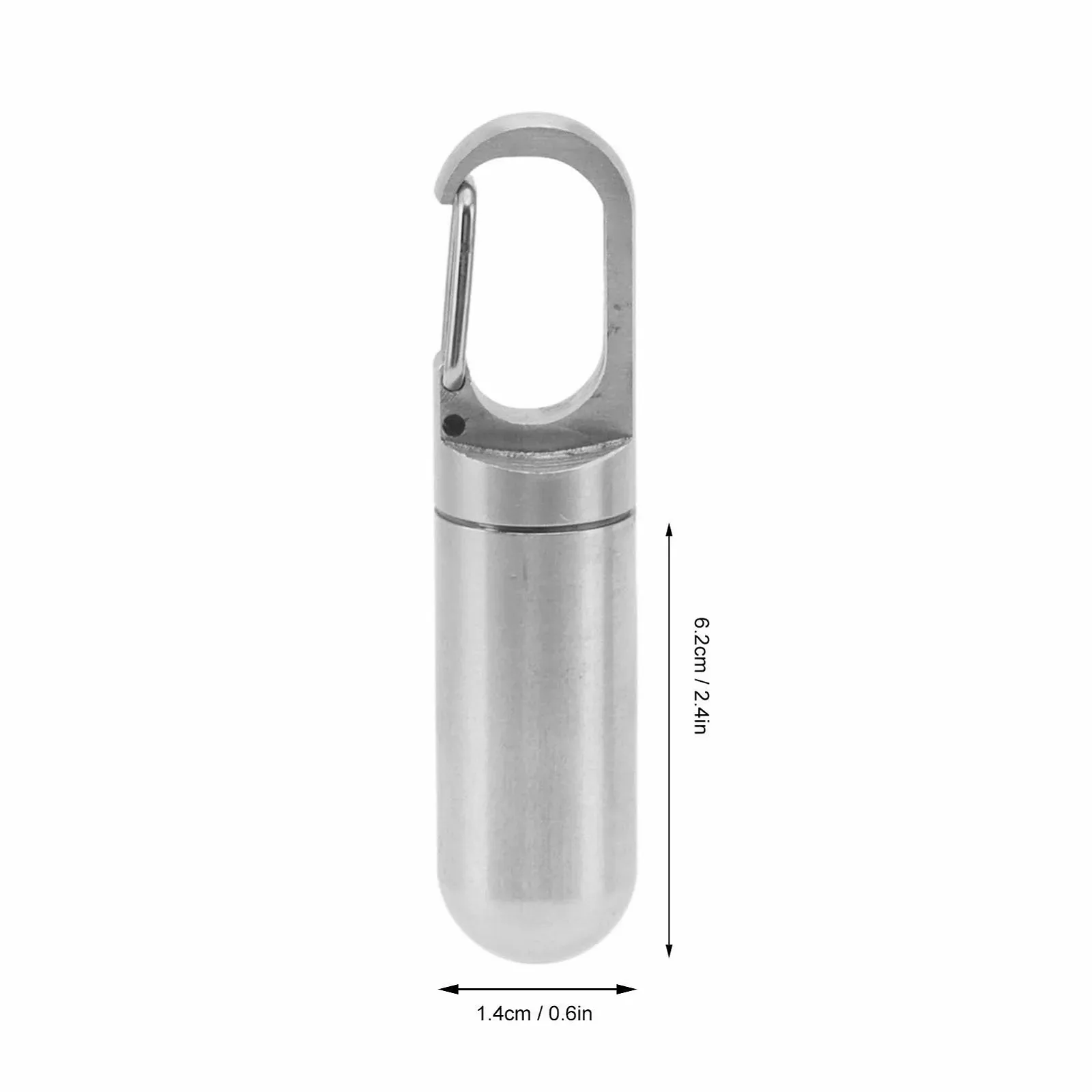 Таблетниця Брелок з нержавіючої сталі, Портативний, фото №7