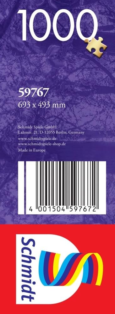 Пазл Schmidt Spiele 59767 Нежные колокольчики в лесу 1000 элементов, фото №2 Пазл Schmidt Spiele 59767 Нежные колокольчики в лесу 1000 элементов, фото №2