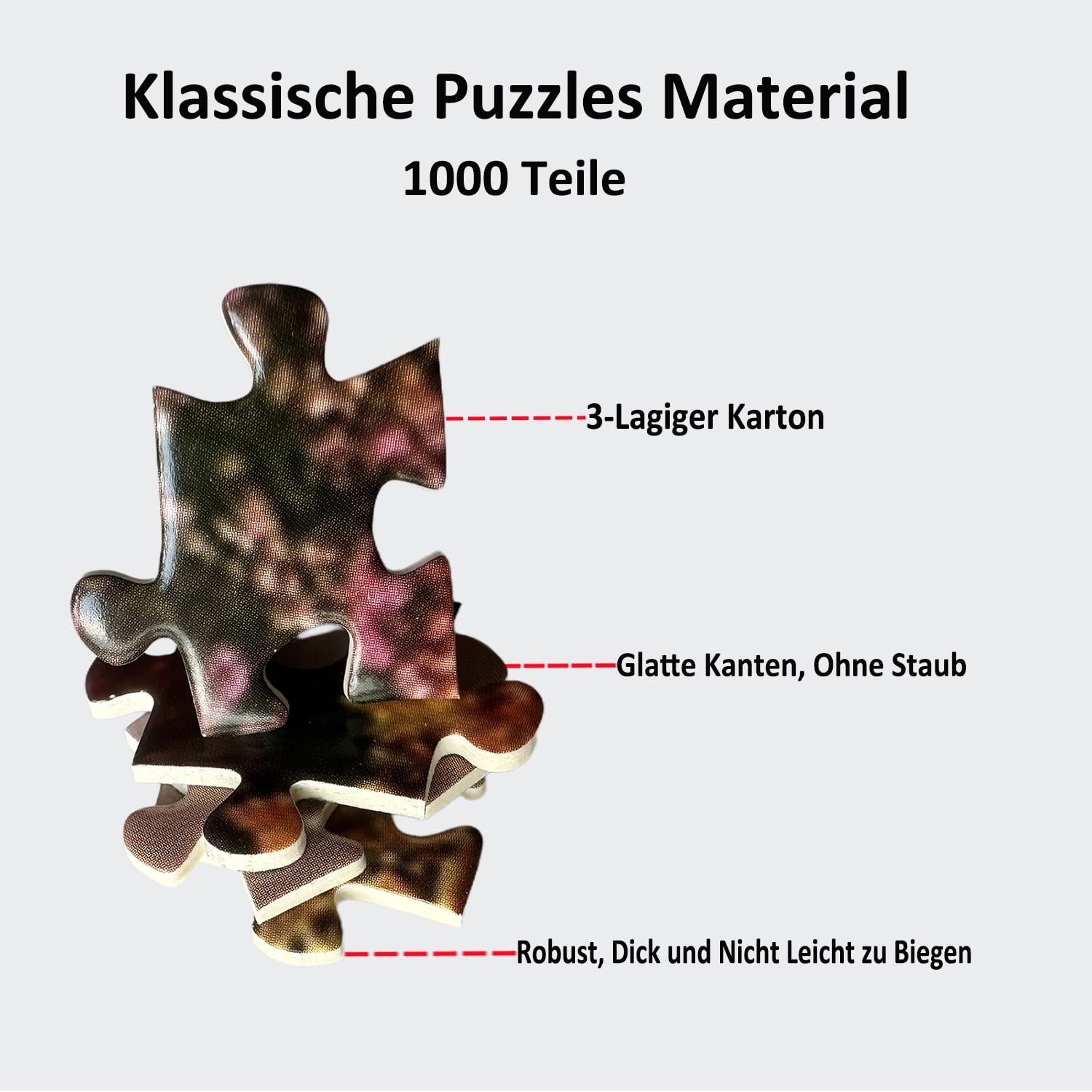 Пазл Yunlus Peaceful Enchanting Garden 1000 елементів 70 х 50 см складний, фото №1