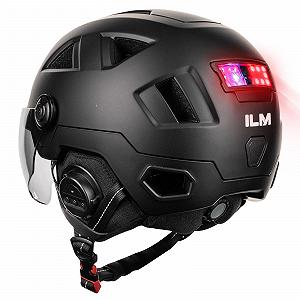 Велосипедний шолом ILM з козирком, гальмівним LED-сигналом, датчиком освітлення та функцією нахилу голови - Фото 1