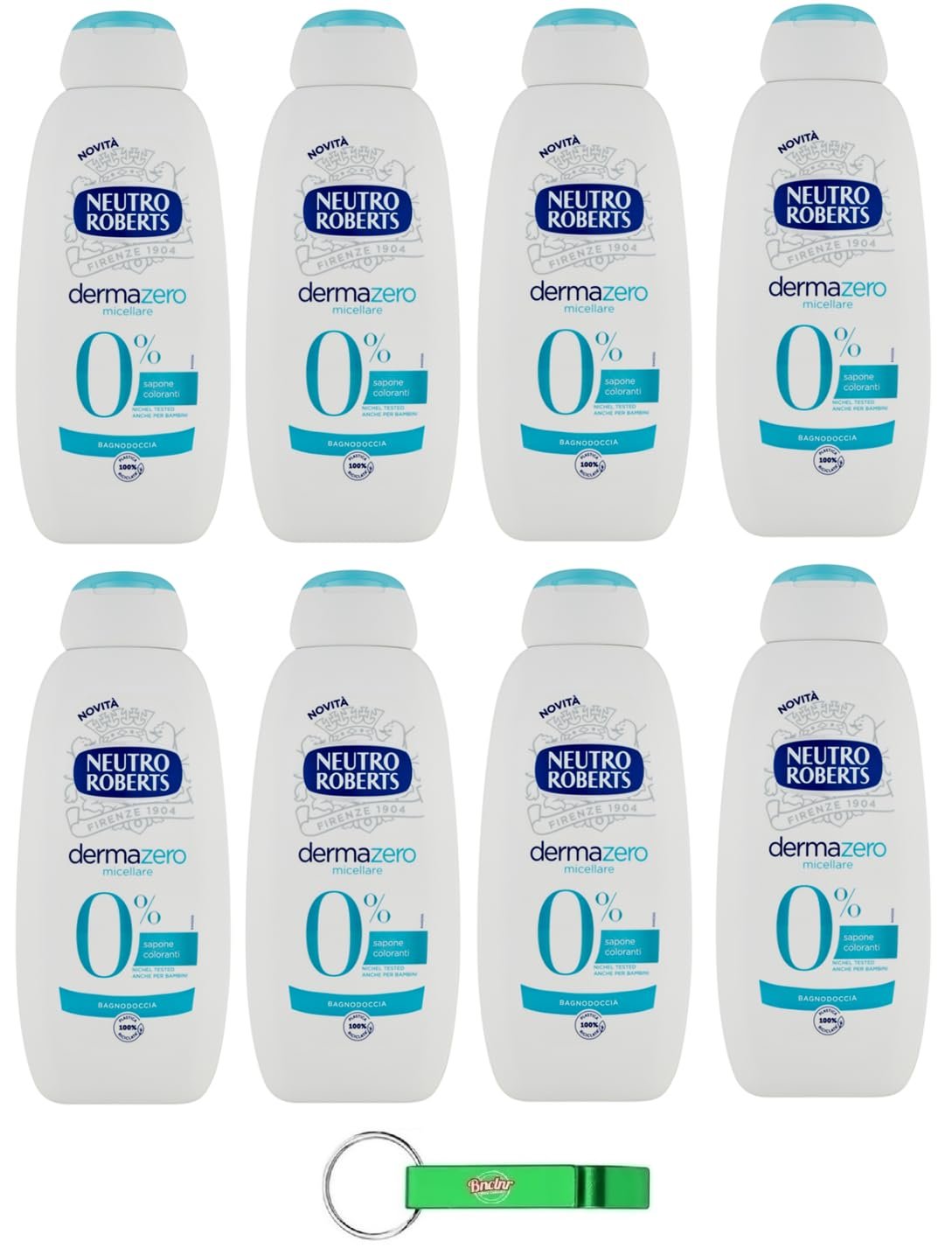 Гель для душу Neutro Roberts Dermazero Micellare міцелярний 0% мила та барвників 8 x 450 мл, фото №1 Гель для душу Neutro Roberts Dermazero Micellare міцелярний 0% мила та барвників 8 x 450 мл, фото №1