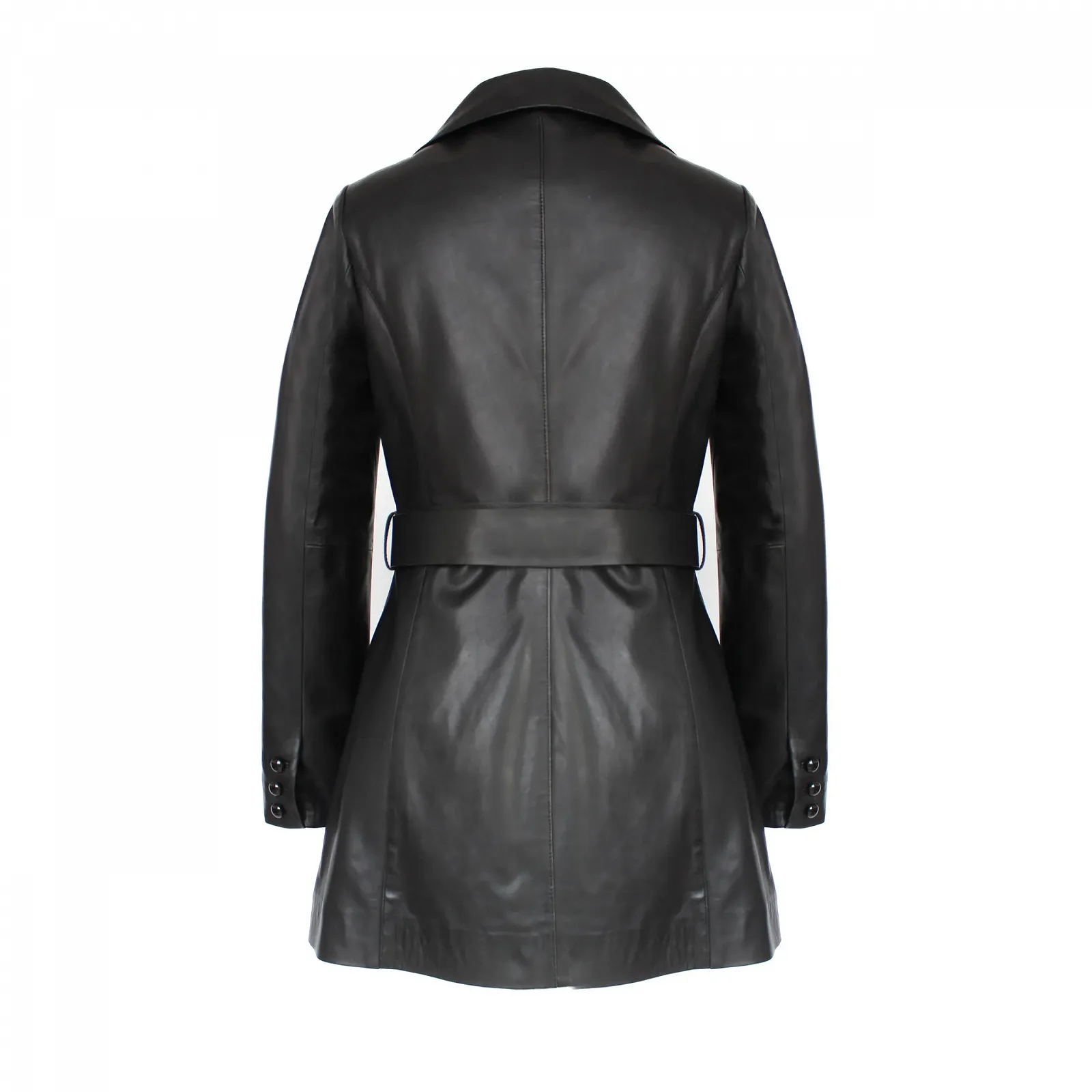 Тренч Кожаный Zerimar Короткий Элегантный, фото №2 Тренч Кожаный Zerimar Короткий Элегантный, фото №2