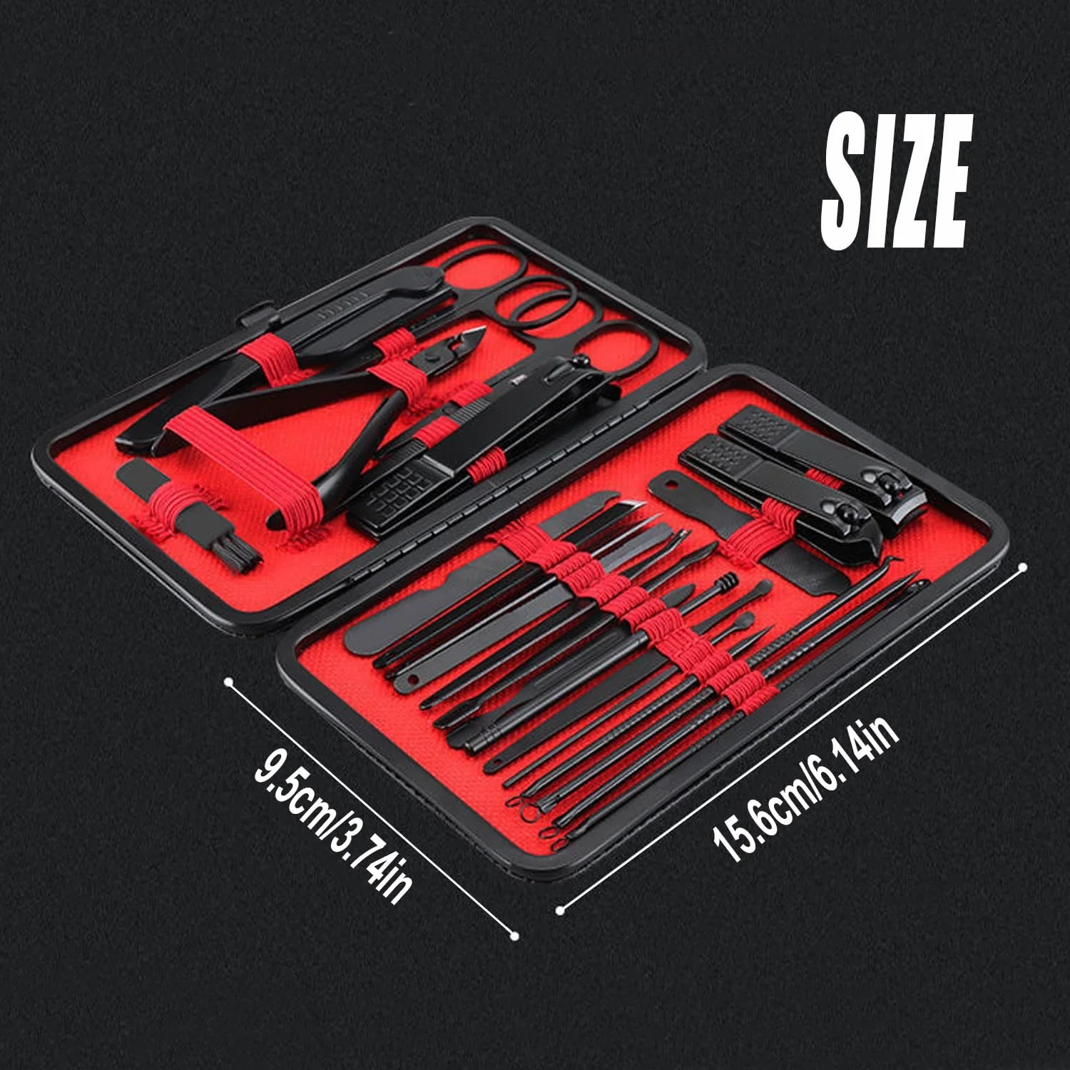 Набор для маникюра 18 предметов Портативный, фото №2 Набор для маникюра 18 предметов Портативный, фото №2