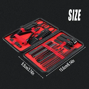 Набор для маникюра 18 предметов Портативный цена на synthetic.ua - Фото 1 Набор для маникюра 18 предметов Портативный synthetic.ua - Фото 1