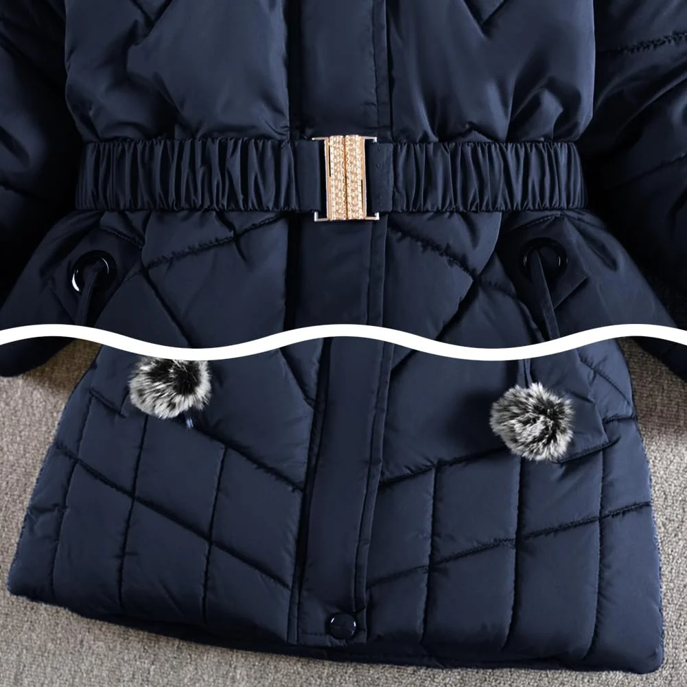 Дитяча зимова куртка L SERVER для дівчаток, фото №6