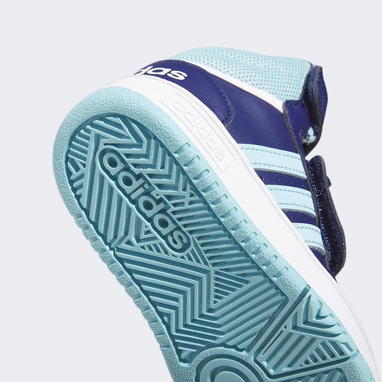 Кросівки adidas Unisex Kinder Hoops Mid, фото №7