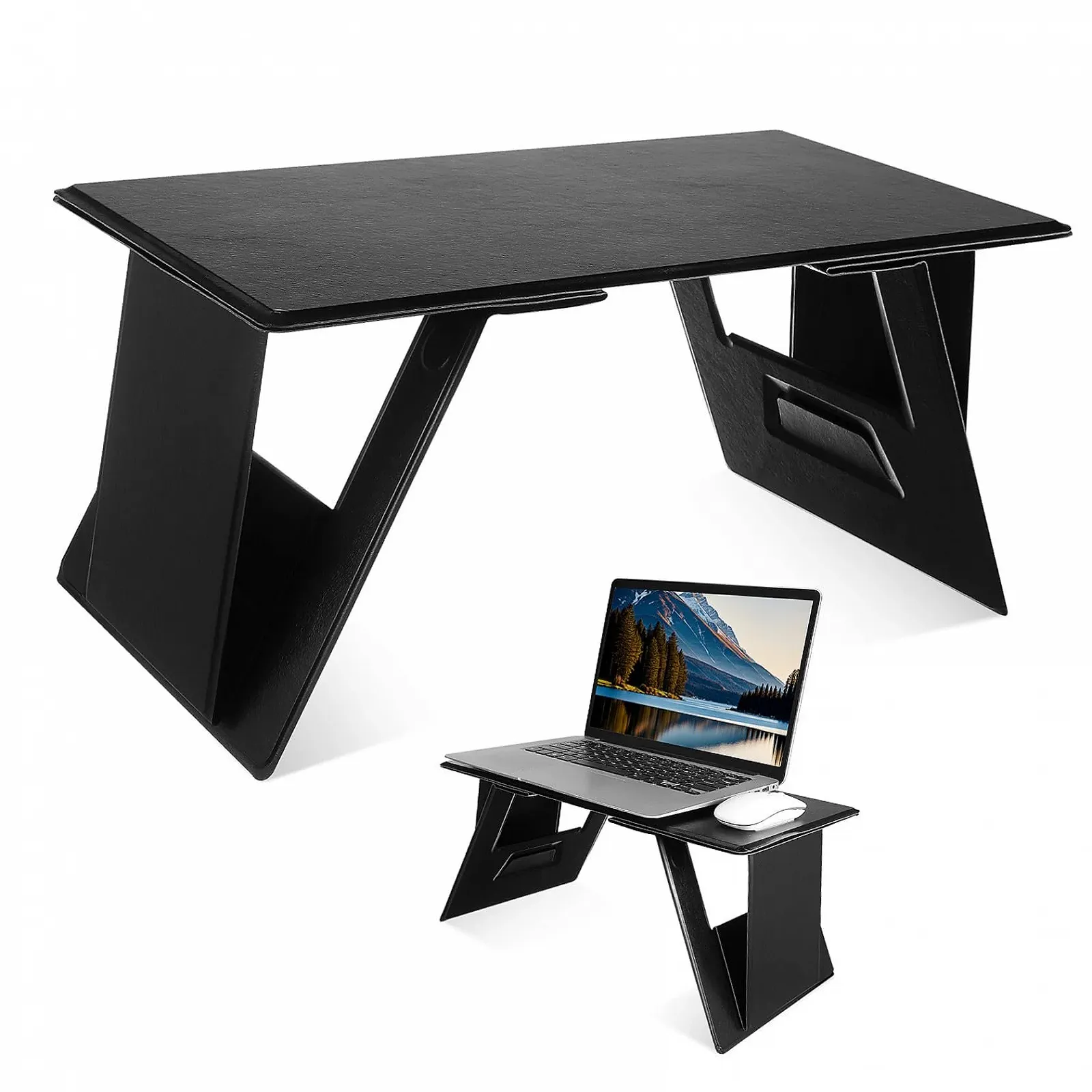 Розкладний столик для ноутбука Vaguelly з регульованими кутами нахилу, багатофункціональний, фото №1