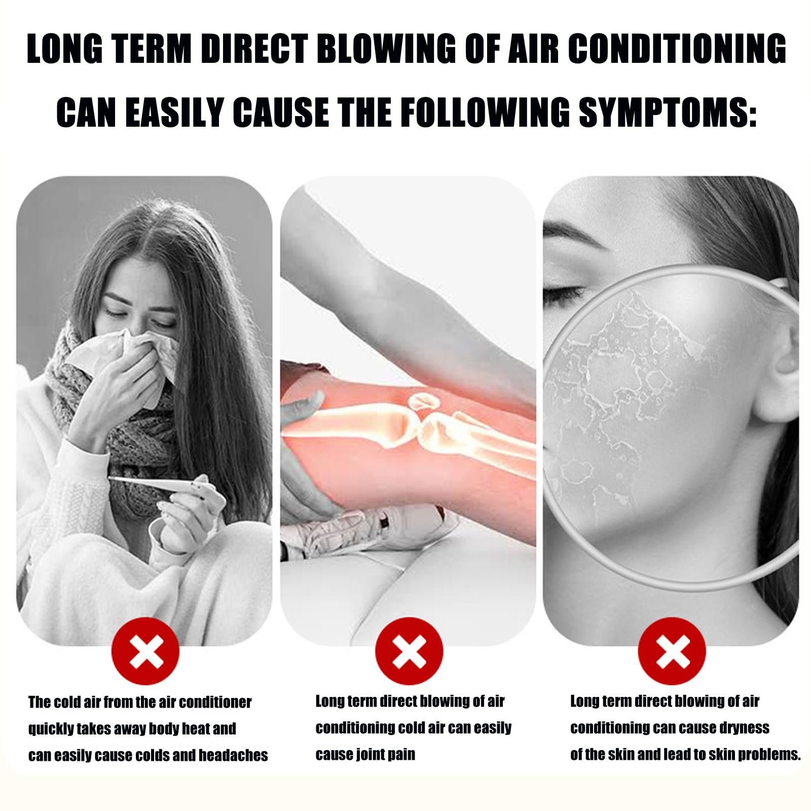 Дефлектор для кондиціонера прозорий проти прямого обдуву універсальний захисний екран, фото №4