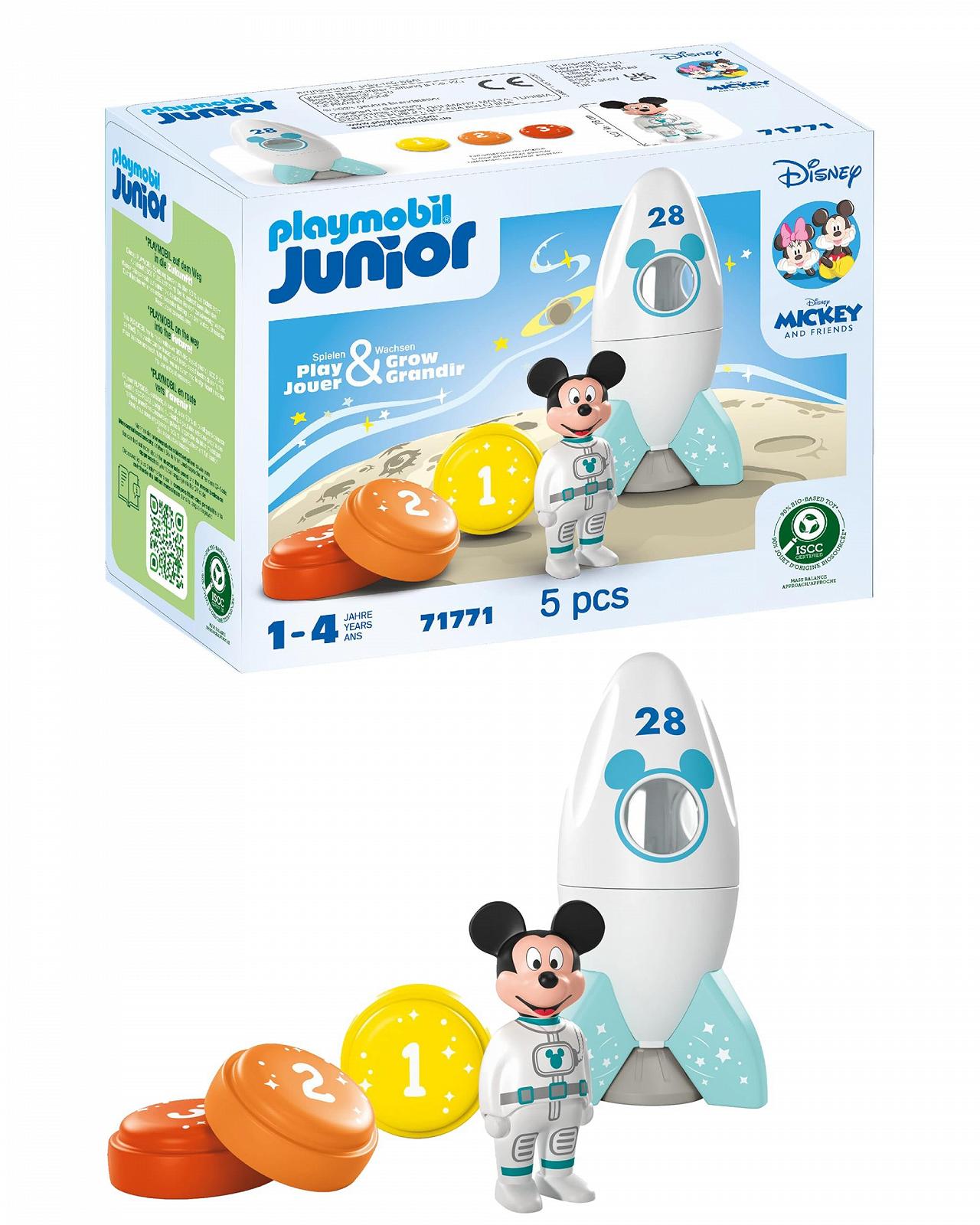 Фигурка PLAYMOBIL Junior & Disney Микки Маус Ракета и космические приключения, фото №1