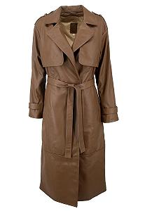 Кожаное пальто Hollert Runa Женское - Фото 1