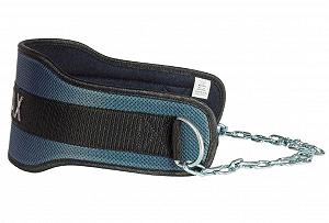 Пояс для обтяжень з ланцюгом MadMax MFA-290 неопреновий Dark grey/Orange - Фото 1