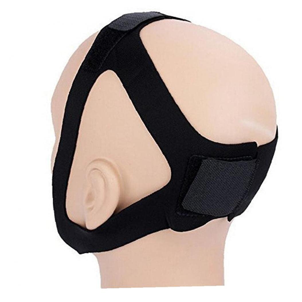 Ремінь для підборіддя проти хропіння, пояс для зупинки хропіння, підтримка підборіддя при апное уві сні, фото №5