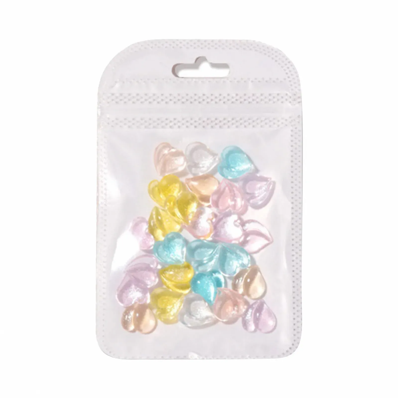 Прикраси Стрази Плоскі Персик Серце Любов 30 шт., фото №3