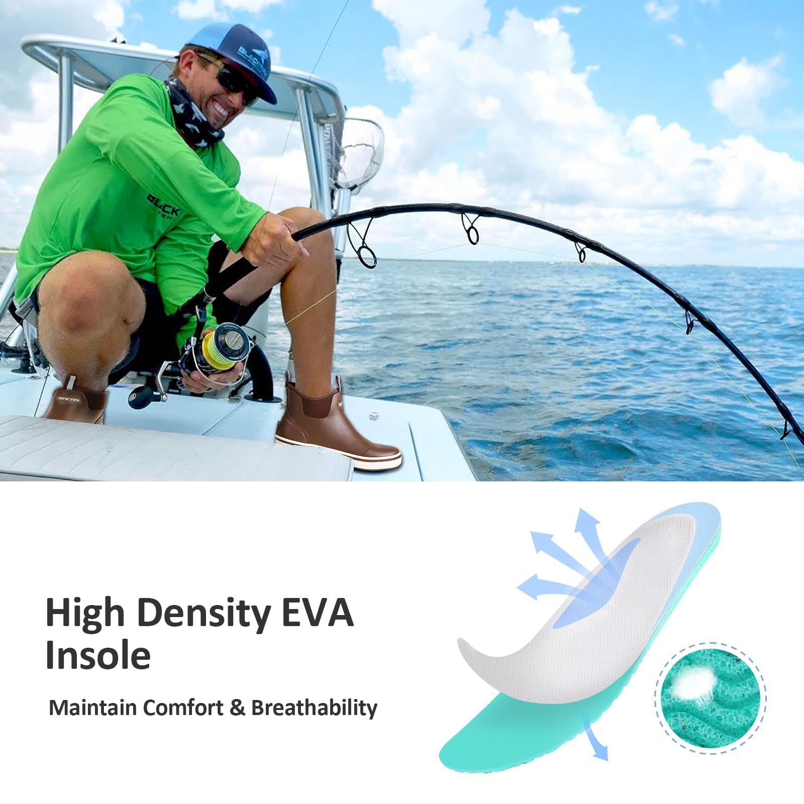 Чоботи Deck New View Ankle High 6 Inch для чоловіків, фото №5