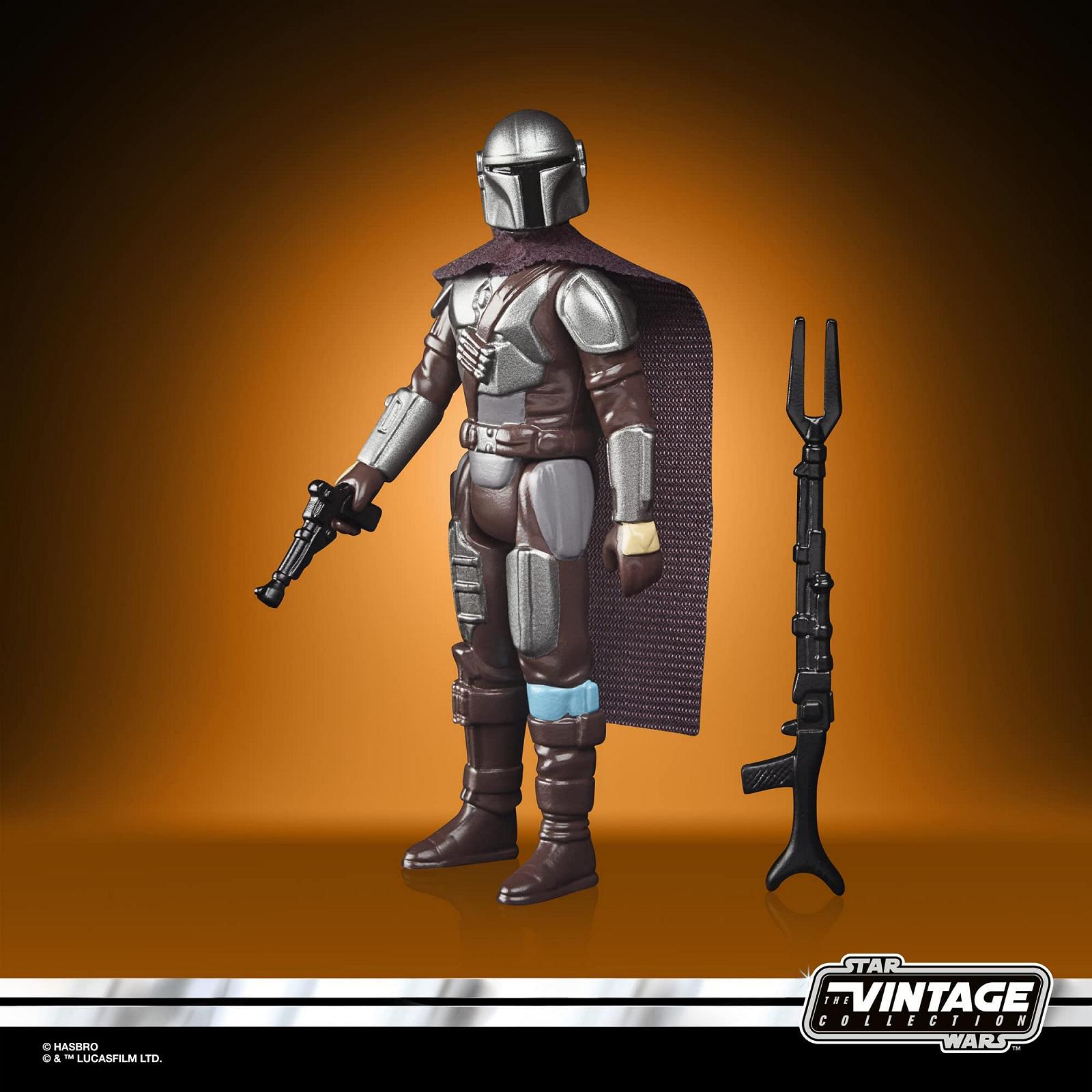 Фігурка Hasbro Star Wars Retro Collection Мандалорець (Бескар) 9,5 см, аксесуари, різнокольоровий, фото №4