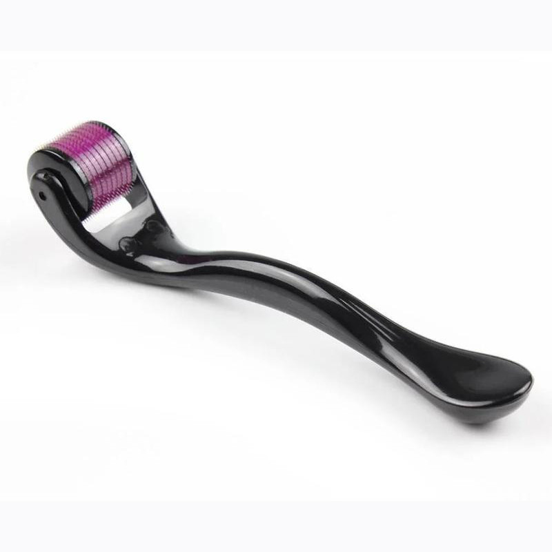 Мезороллер для кожи DERMA ROLLER 540 иголок без кейса Black 0.3 mm -LVR, фото №1