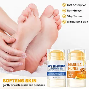 Набор кремов-стиков для ног Hydrating and Anti-Cracking 60% Urea Honey для очень сухой кожи 2 шт. synthetic.ua - Фото 1