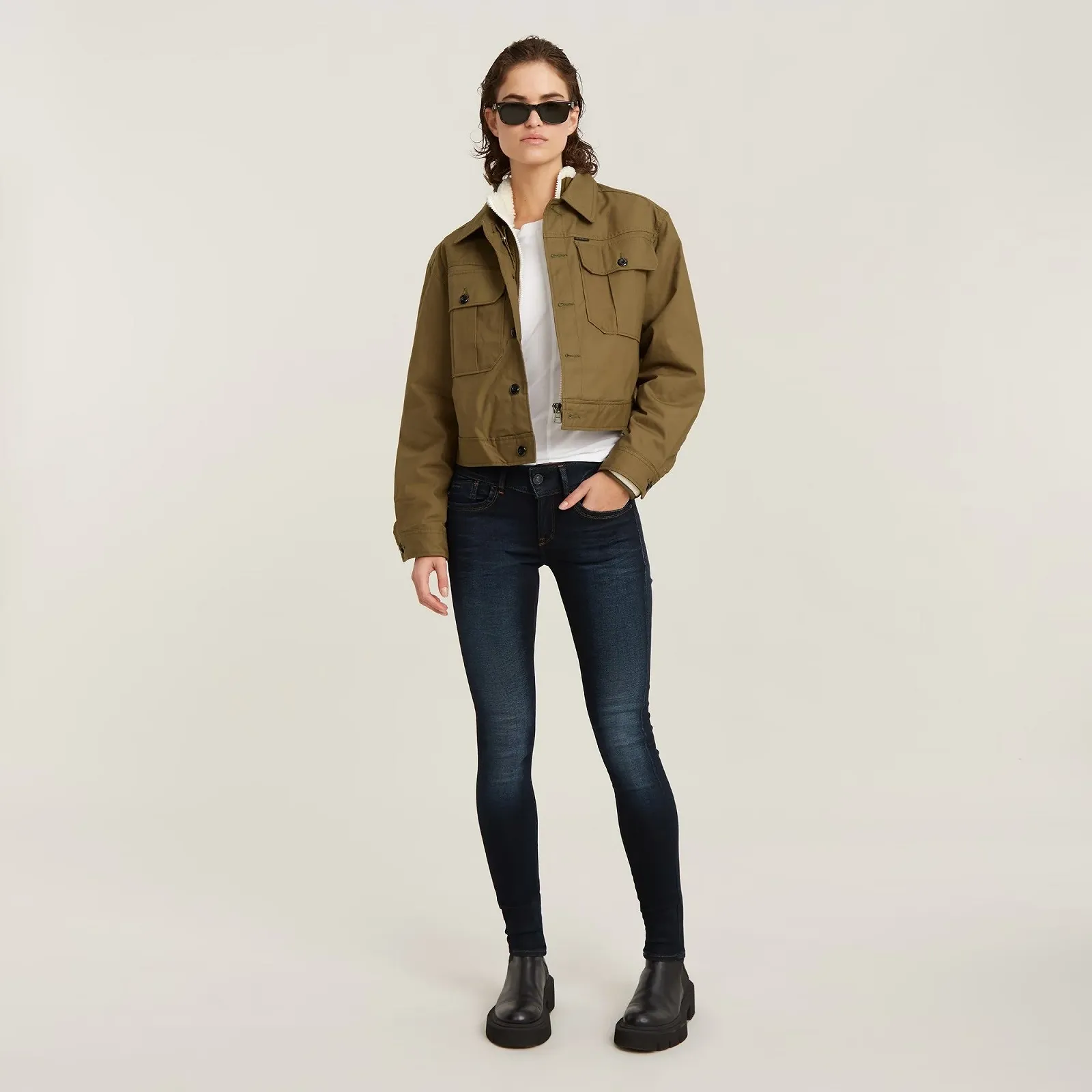 Жіночі джинси G‑STAR Lynn Mid Skinny Slander Blue Medium Aged - 31, фото №3 Жіночі джинси G‑STAR Lynn Mid Skinny Slander Blue Medium Aged - 31, фото №3