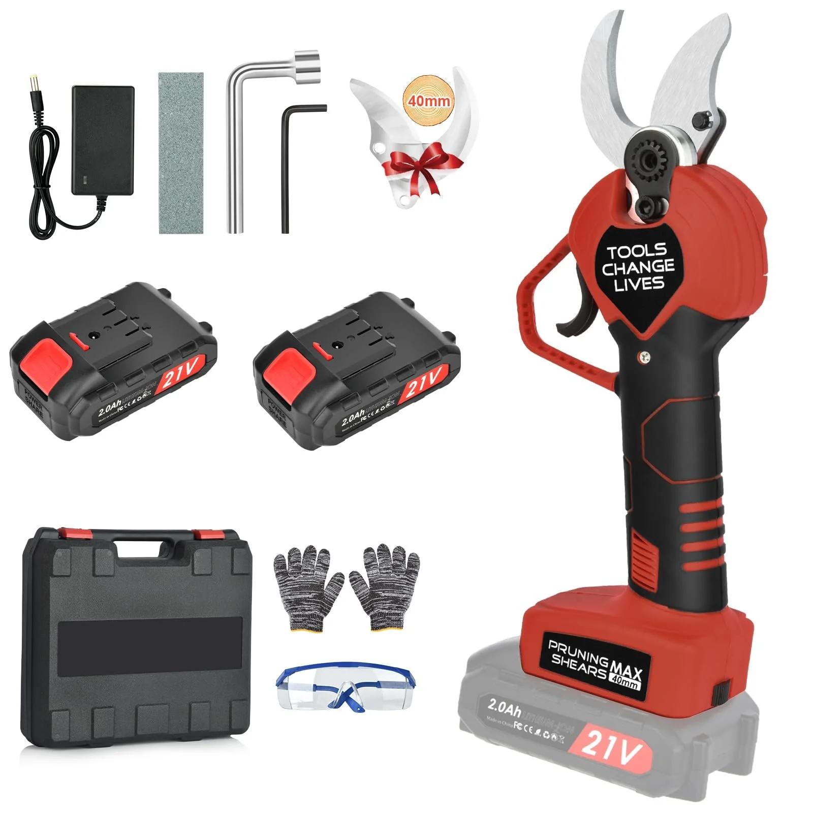 Секатор акумуляторний NUZEKY електричний, фото №1