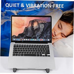 Охлаждающая Подставка для Ноутбука Tofficu с Вентиляторами, Складная, с Регулируемой Высотой, из Черного Пластика synthetic.ua - Фото 1