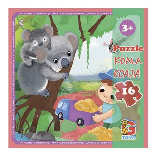 Пазл Зоопарк Коала 16 элем 21х20 см [tsi205251-TSI], фото №1