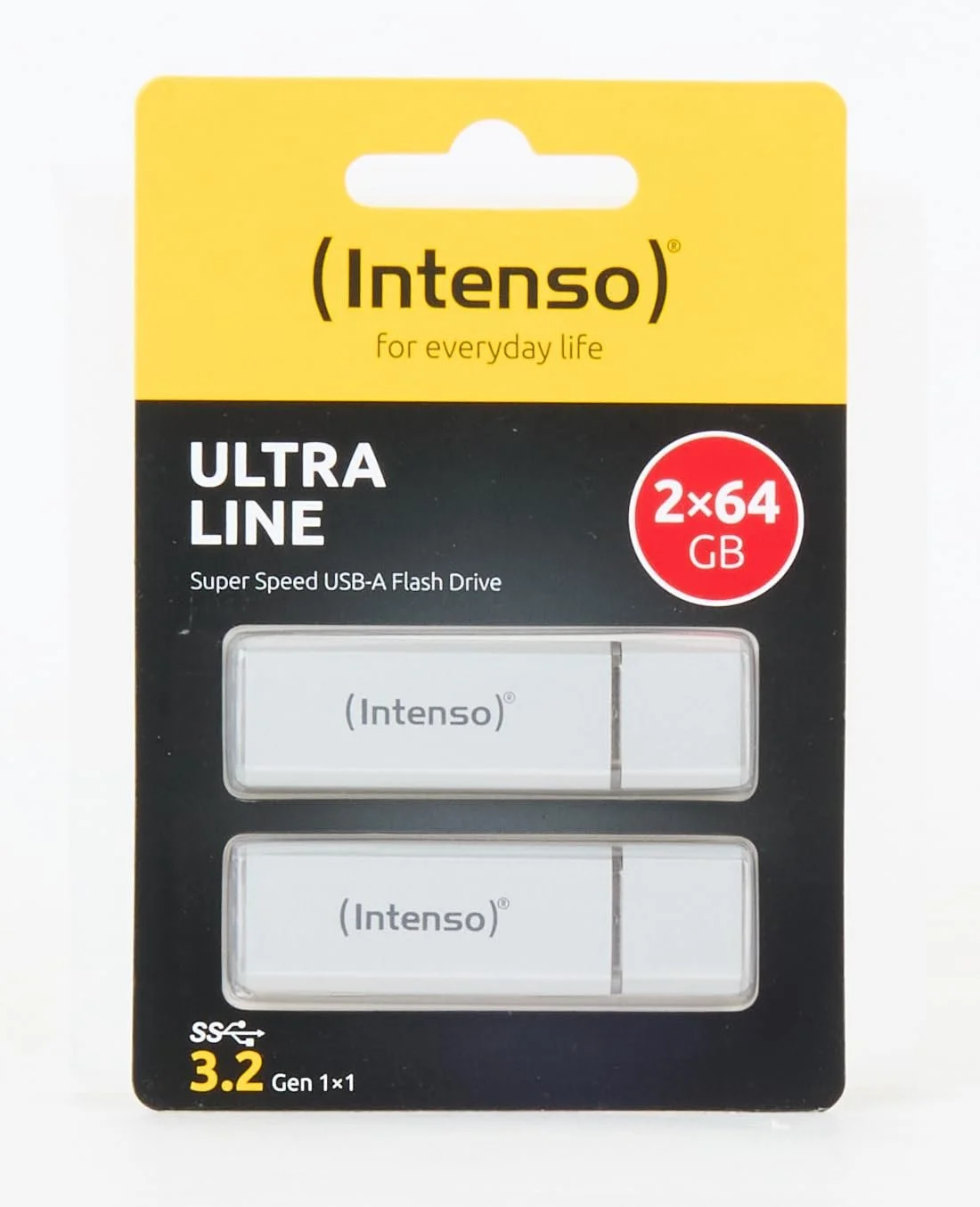 Memory Stick Intenso Ultra Line 2x 64GB USB 3.2 Gen 1x1 Silver, фото №7