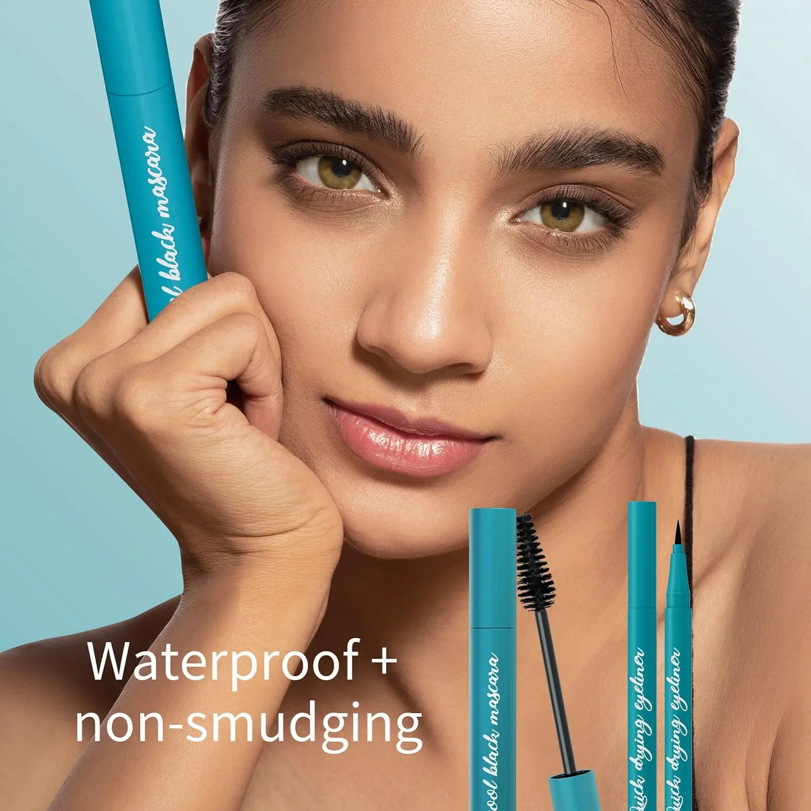 Підводка для макіяжу очей Чорна рідка, фото №3