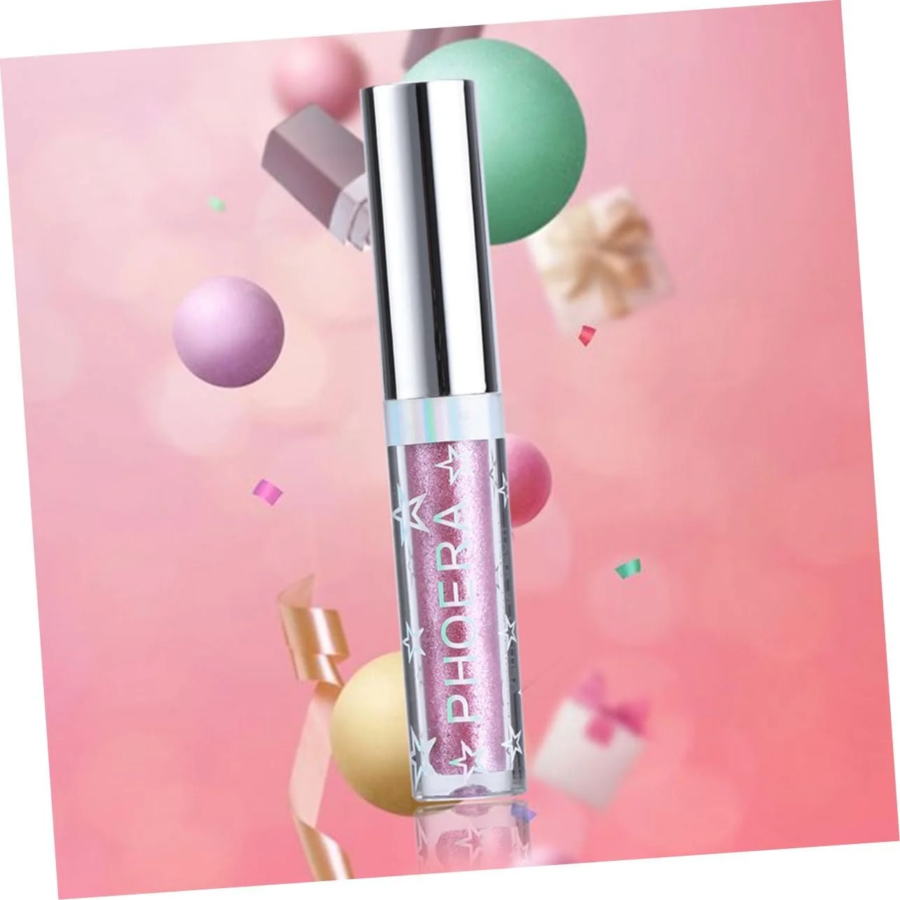 Підводка для очей Beavorty Рідка Блискуча Світло-рожева, фото №5 Підводка для очей Beavorty Рідка Блискуча Світло-рожева, фото №5