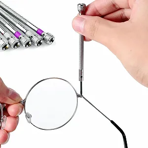 Набір прецизійних годинникових викруток 10 шт. 0,6–2,0 мм з розмагнічувачем synthetic.ua - Фото 1