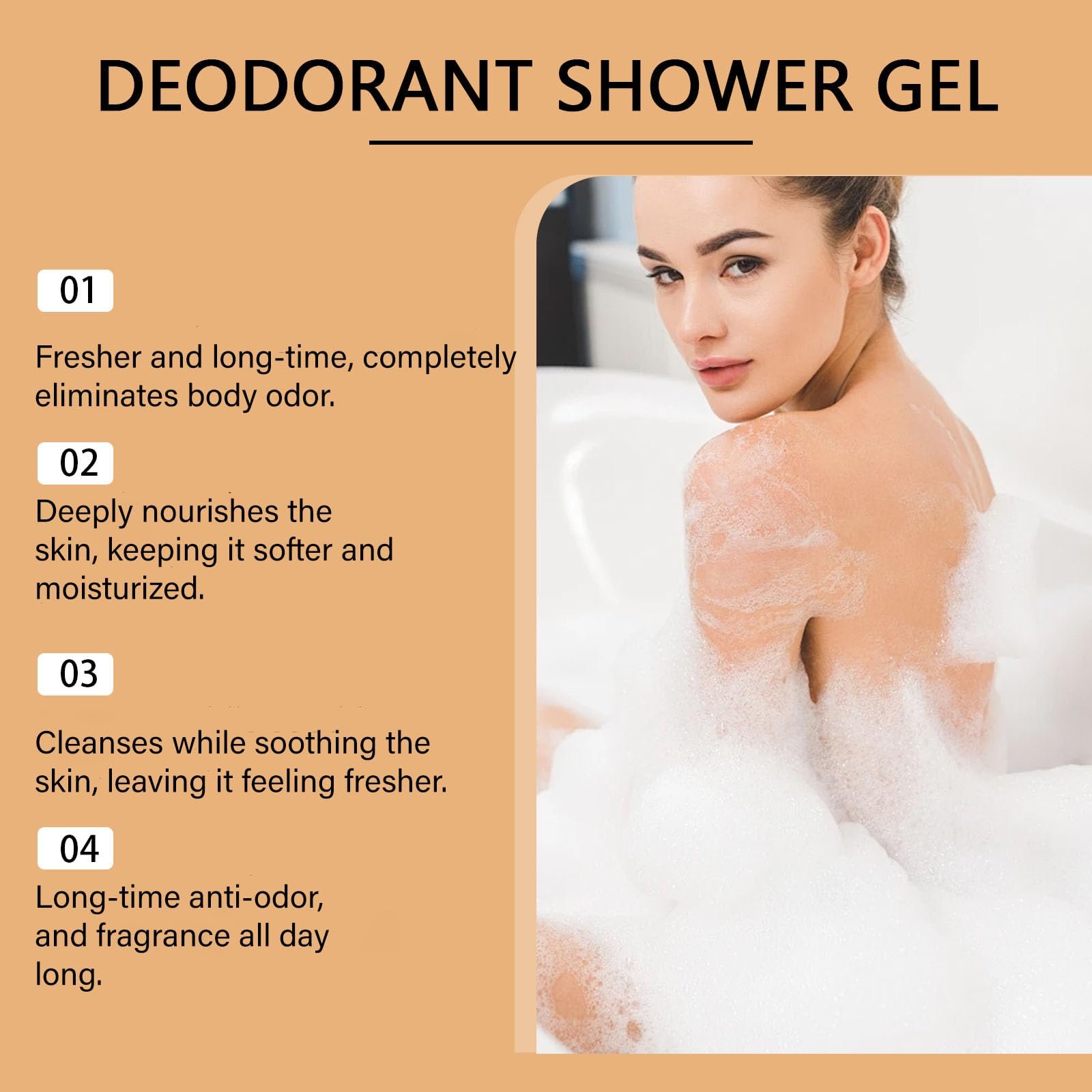 Гель для душу Persimmon Control Body Odours з екстрактом хурми 2 шт., фото №3