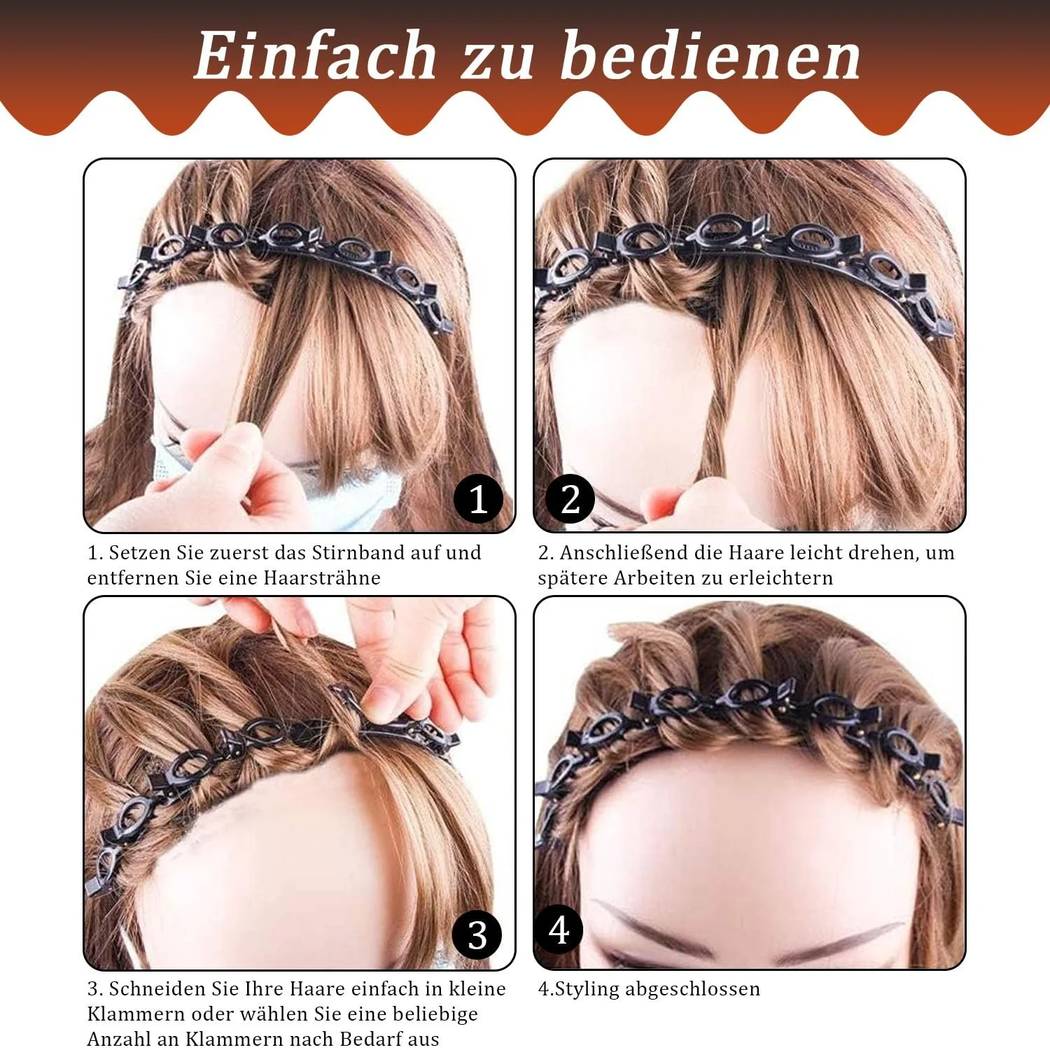 Набор из 2 обручей с зажимами., фото №5