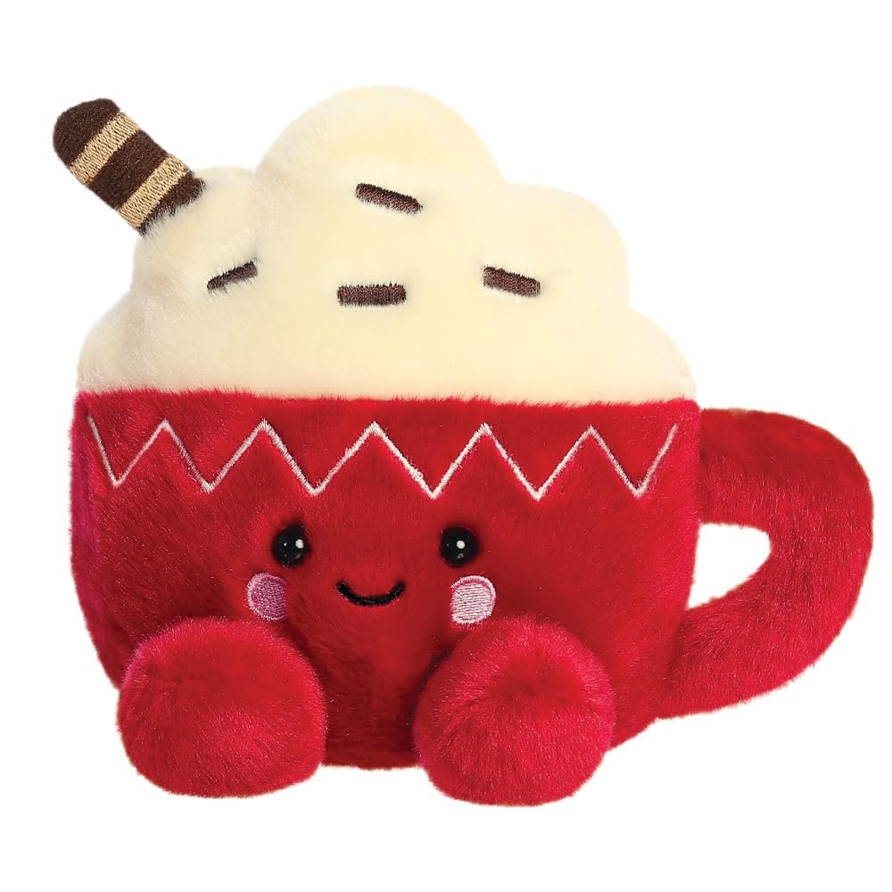 Мягкая игрушка Aurora Palm Pals Cassia Hot Cocoa 13 см Красно-белый, фото №5 Мягкая игрушка Aurora Palm Pals Cassia Hot Cocoa 13 см Красно-белый, фото №5