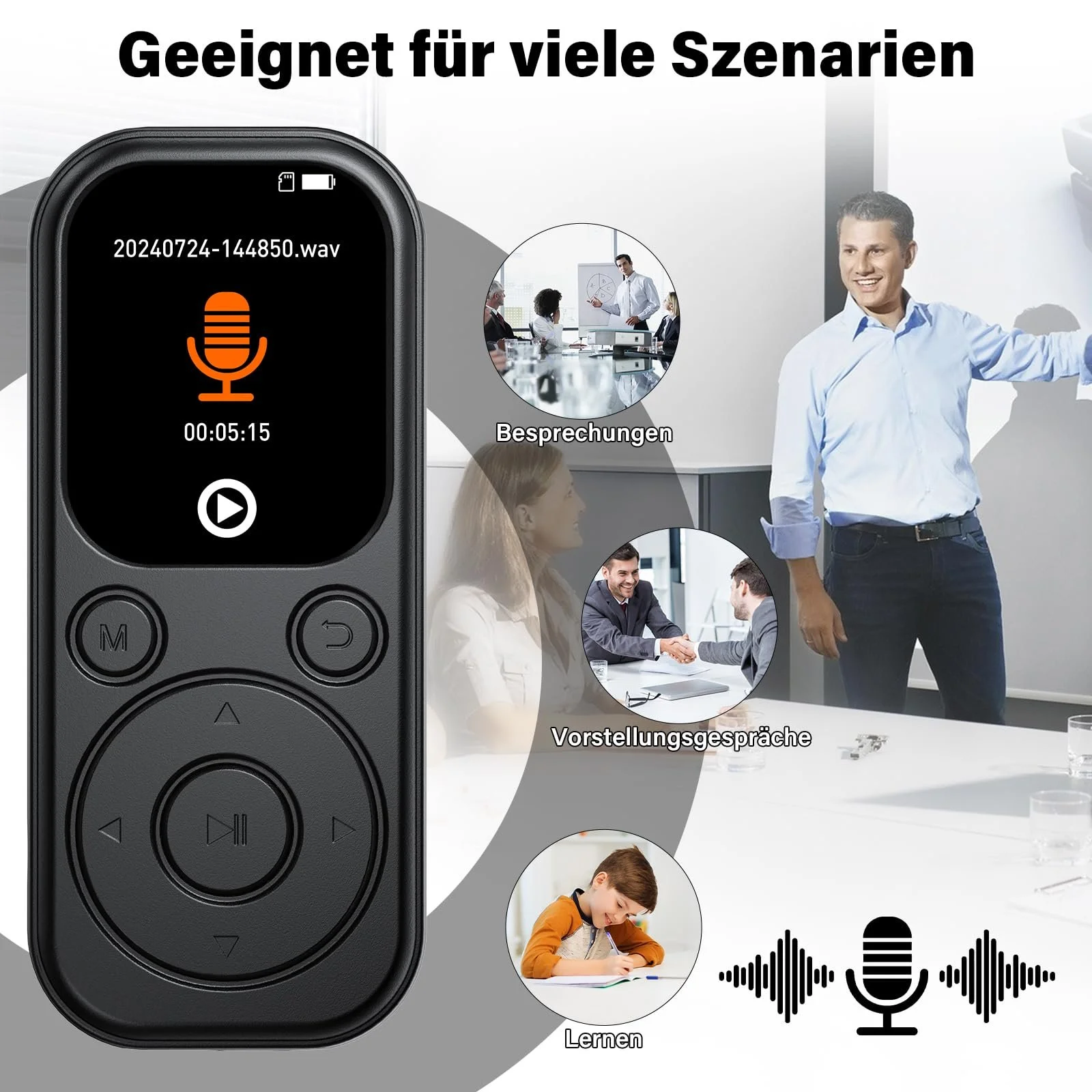 MP3 плеер RWSRW 128GB Bluetooth 5.4 Черный, фото №4