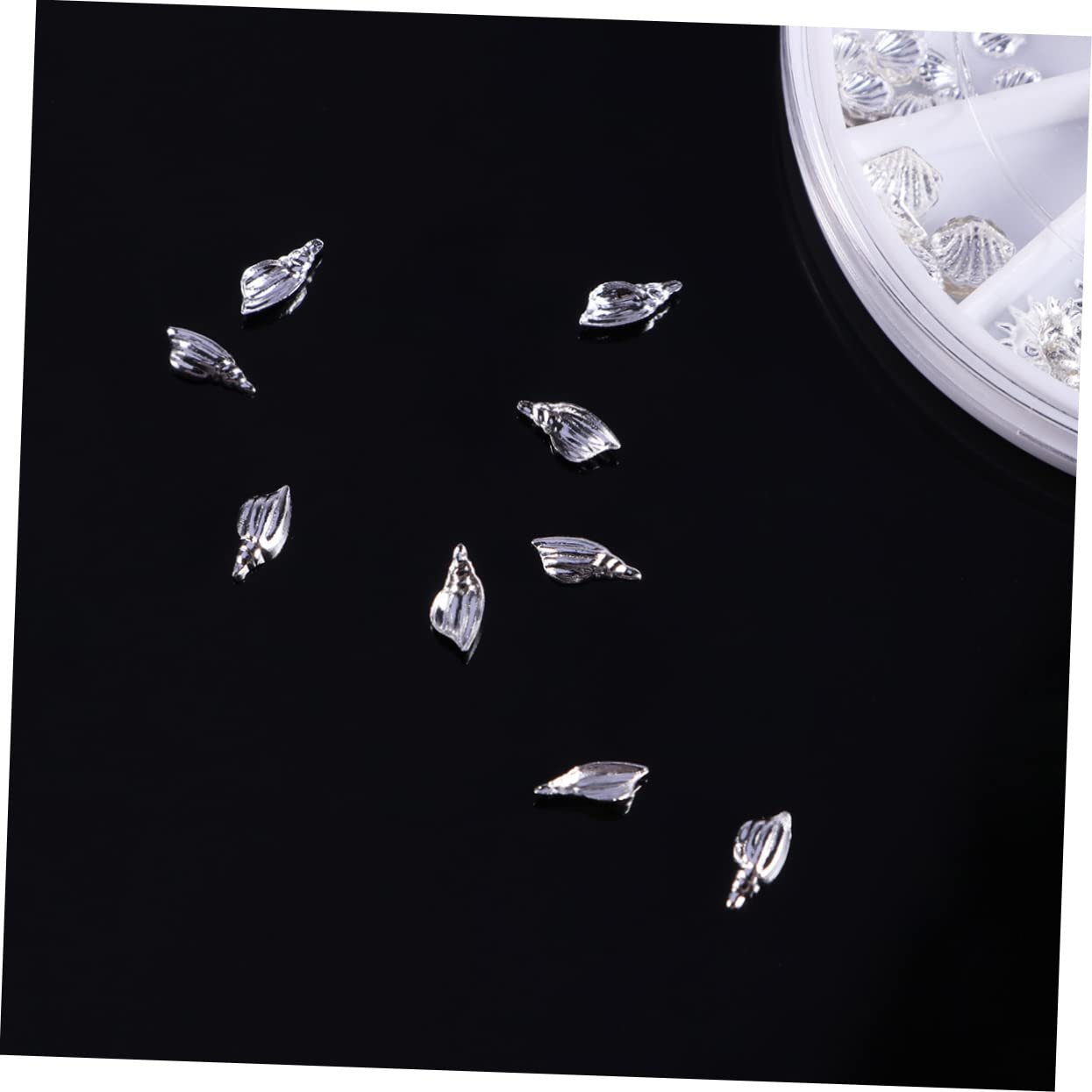 Металлические заклепки для ногтей Beavorty 120 шт, разные формы и узоры для маникюра, фото №9