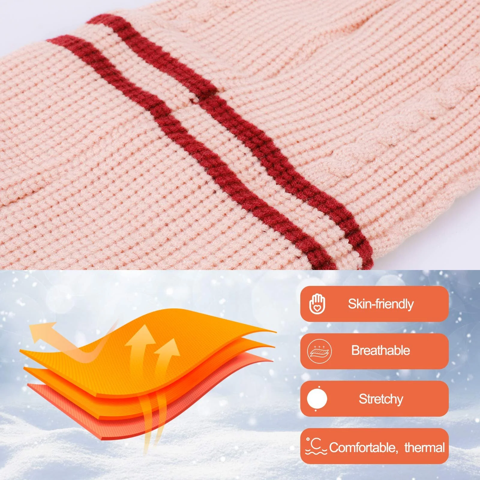 Шапка-балаклава QKURT Теплая зимняя, фото №4