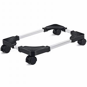 Мобильная подставка для системного блока Liitrton Mobile, регулируемая подставка для компьютерного корпуса с 4 колесиками, подходит для большинства ПК (черный) - Фото 1