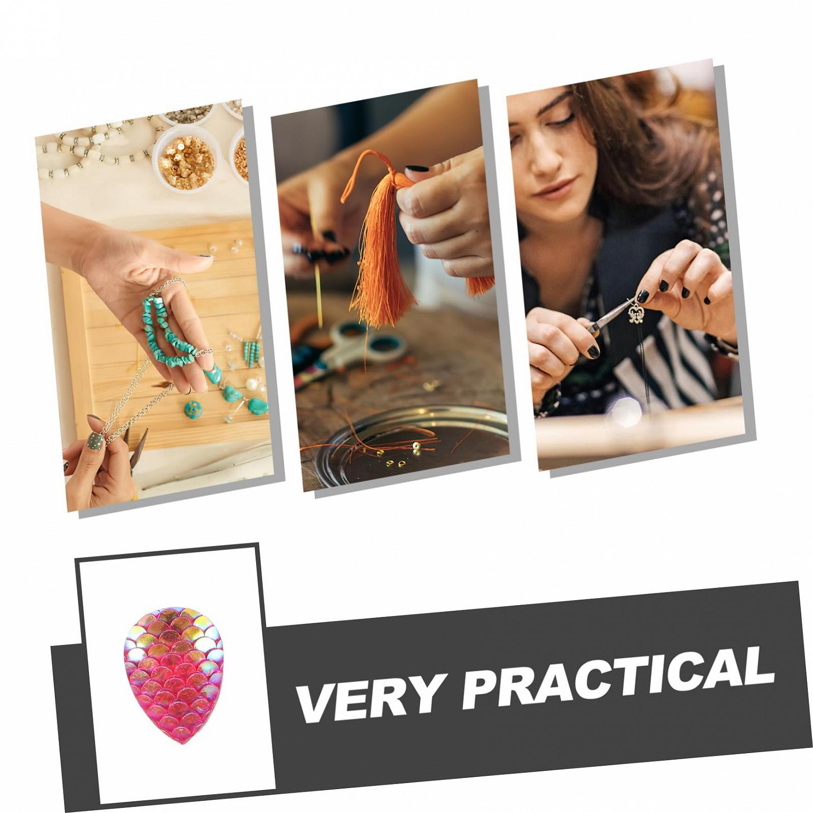 Стрази Крапля води PLAFOPE 50 шт. для декору луски риби, фото №5