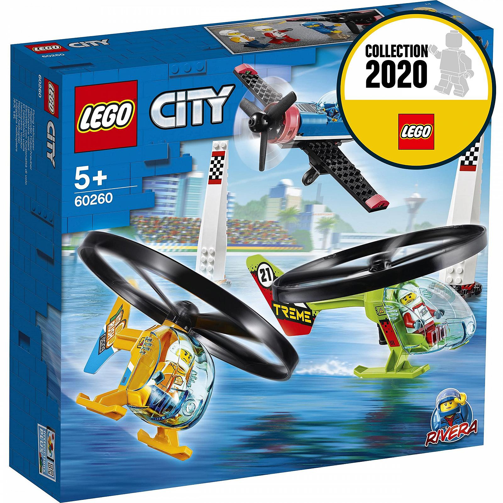 Игрушечный набор Lego City 60260 Воздушная Гонка Самолет и Вертолет для детей от 5 лет, фото №2