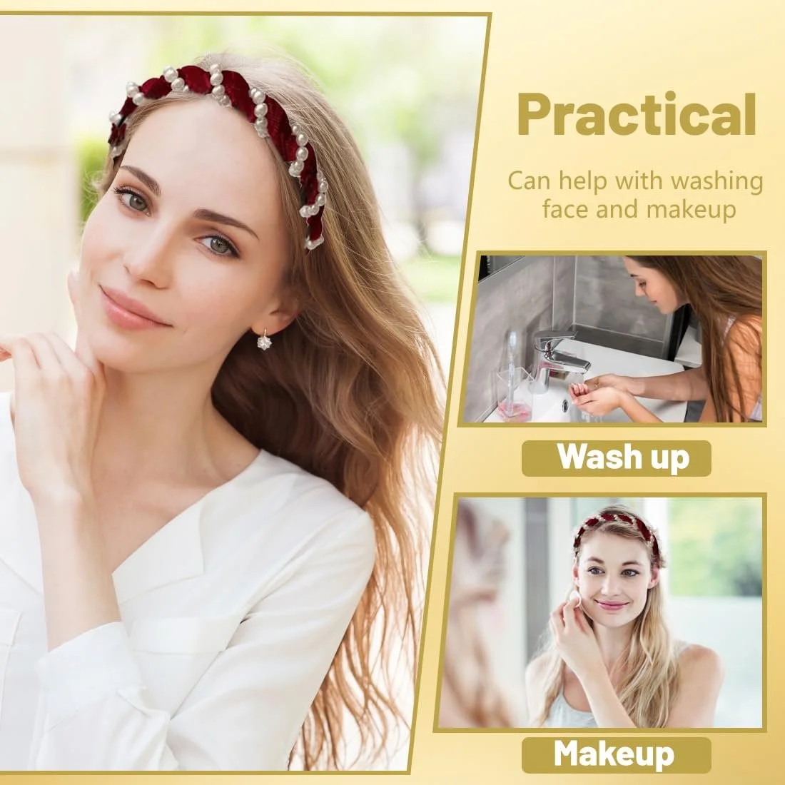 Обруч Жемчужный зигзаг, фото №4