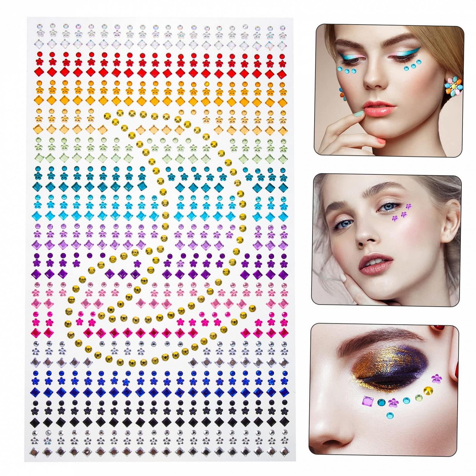 Наклейки Стрази  2 аркуші Самоклеючі Стрази, фото №9
