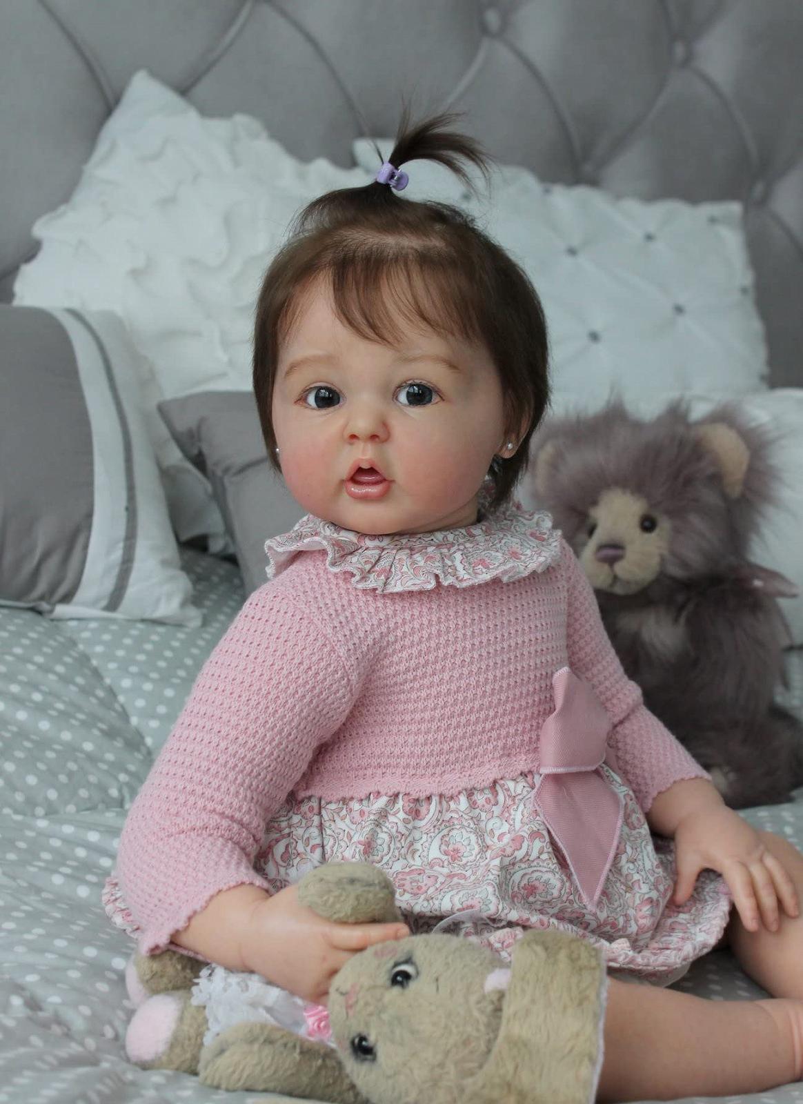 Кукла iCradle Reborn 60 см Reborn Baby Doll Мальчик 24 дюйма Реалистичная Кукла из Мягкого Силикона Подарочный Набор для Детей от 3 Лет, фото №5