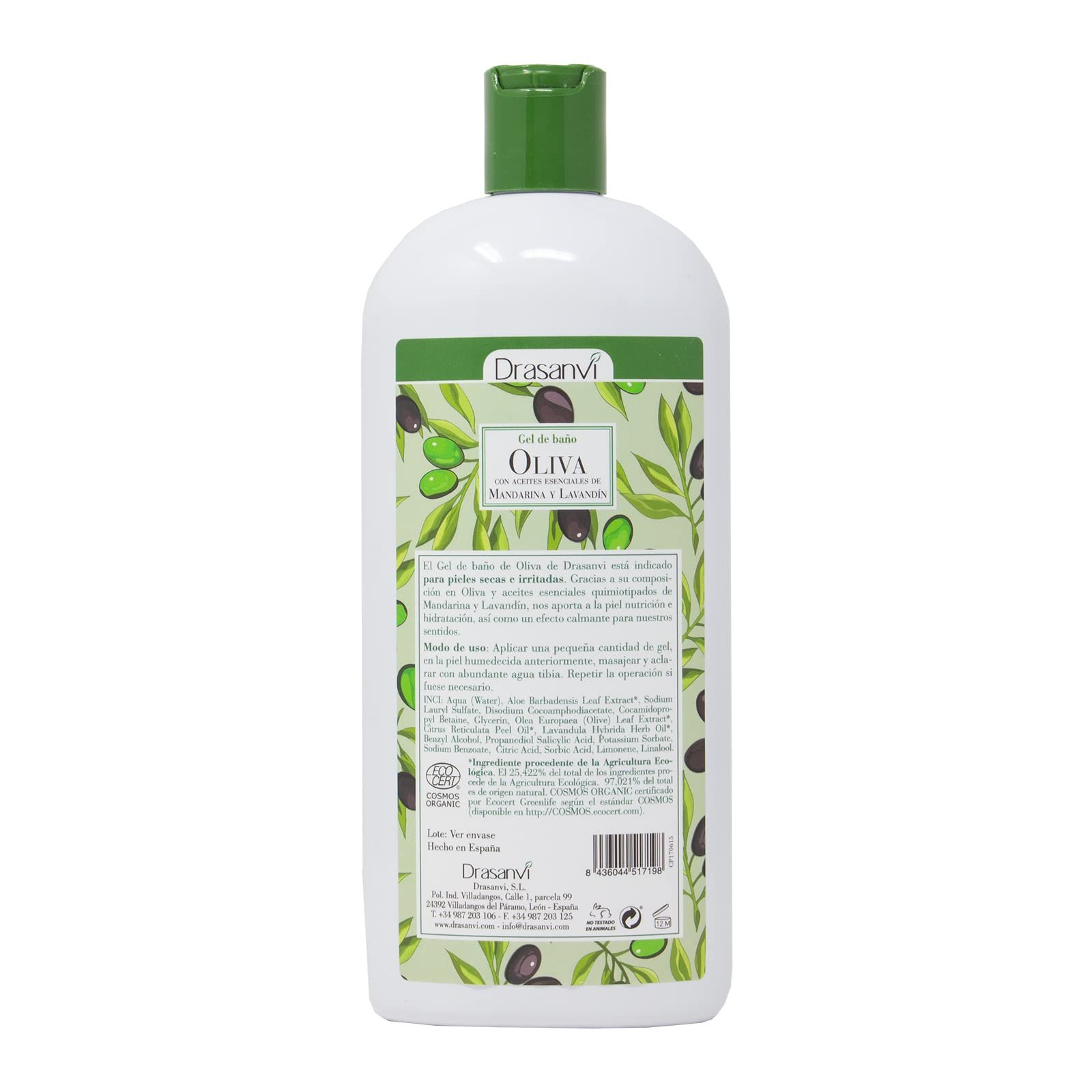 Гель-олія для ванни Drasanvi Olive Oil 500 г, фото №2 Гель-олія для ванни Drasanvi Olive Oil 500 г, фото №2