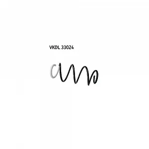 Пружина подвески SKF VKDL 33024, передняя ось - Фото 1