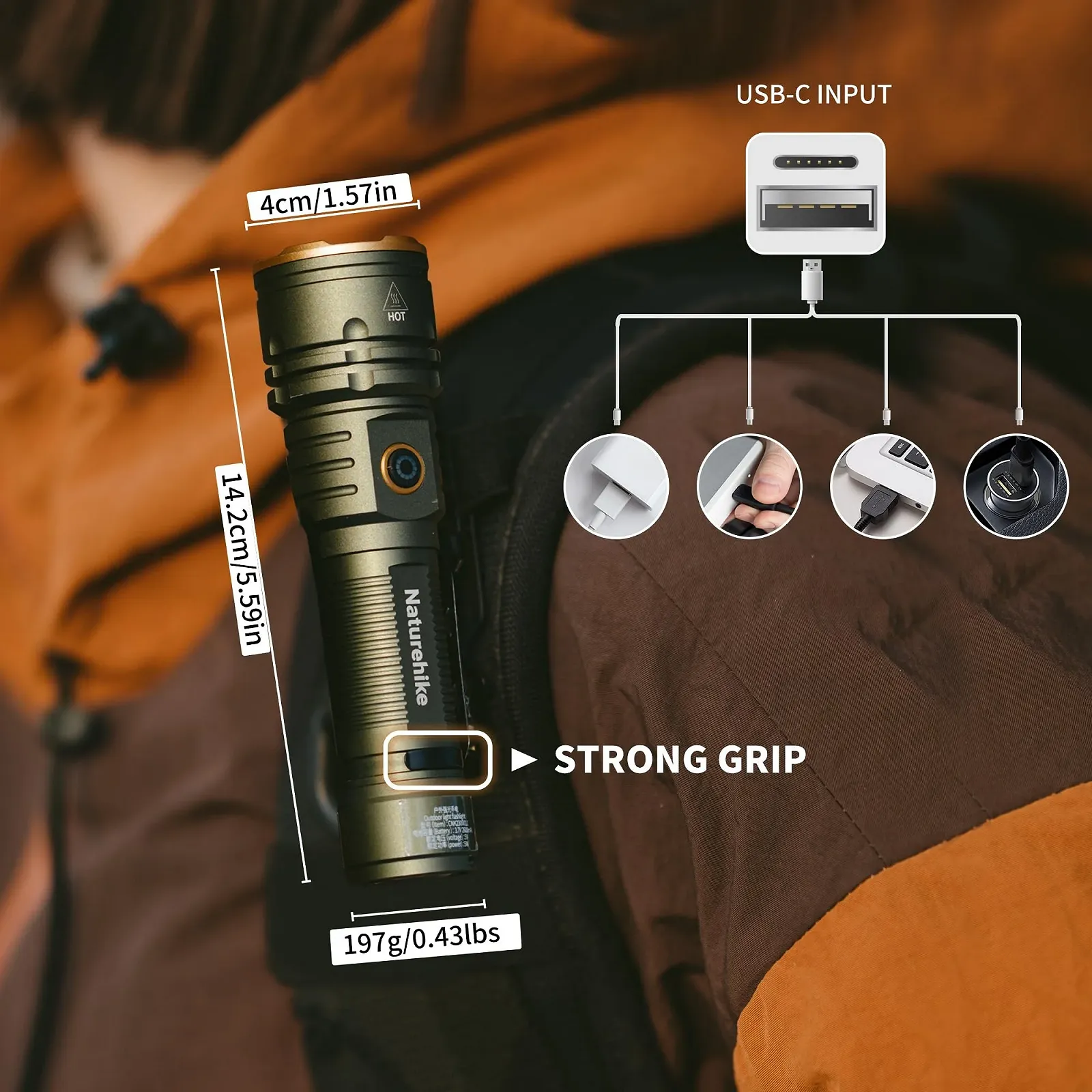 Ліхтар Naturehike Перезаряджуваний для кемпінгу, багато режимів освітлення, тривалий час роботи, IP44, фото №5 Ліхтар Naturehike Перезаряджуваний для кемпінгу, багато режимів освітлення, тривалий час роботи, IP44, фото №5