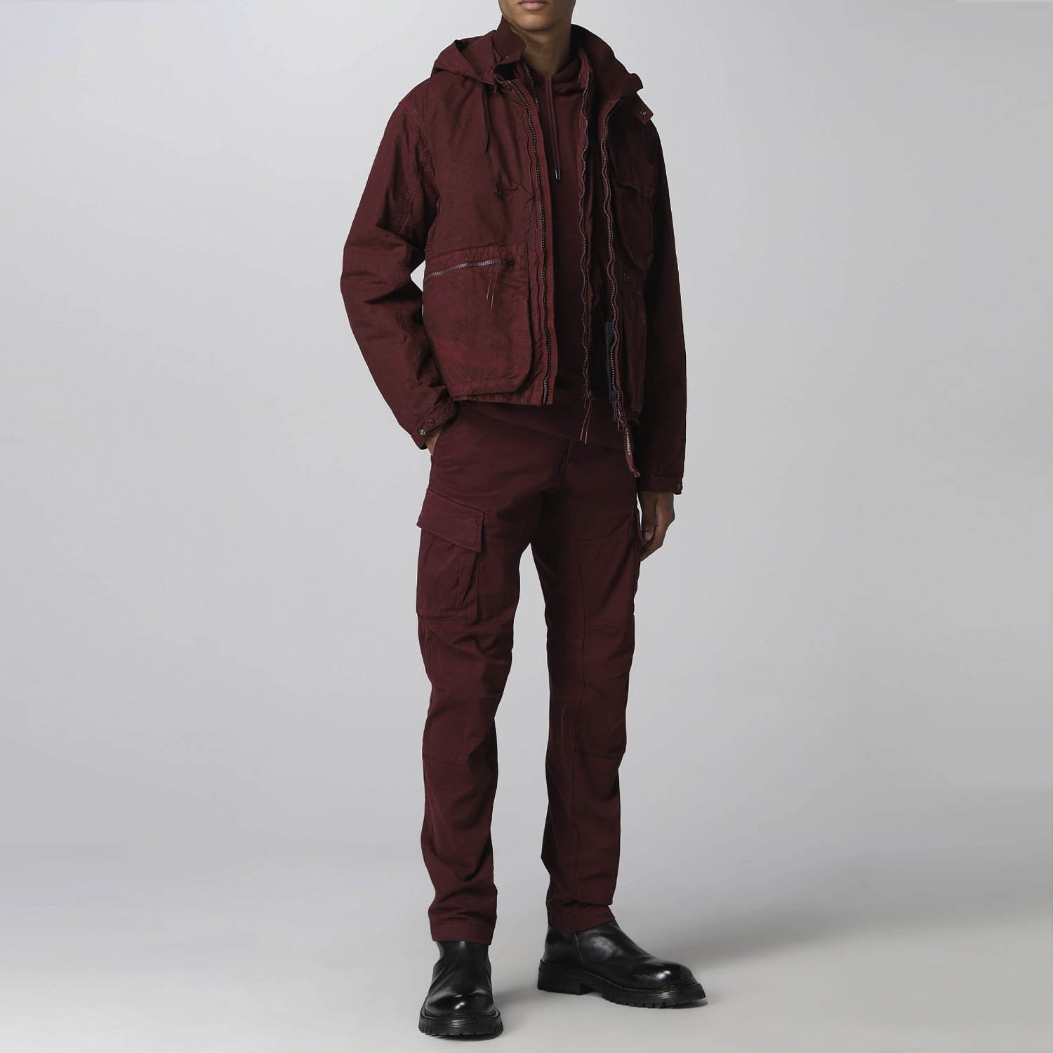 Штаны C.P. Company STRETCH SATEEN CARGO PANTS XL, фото №4