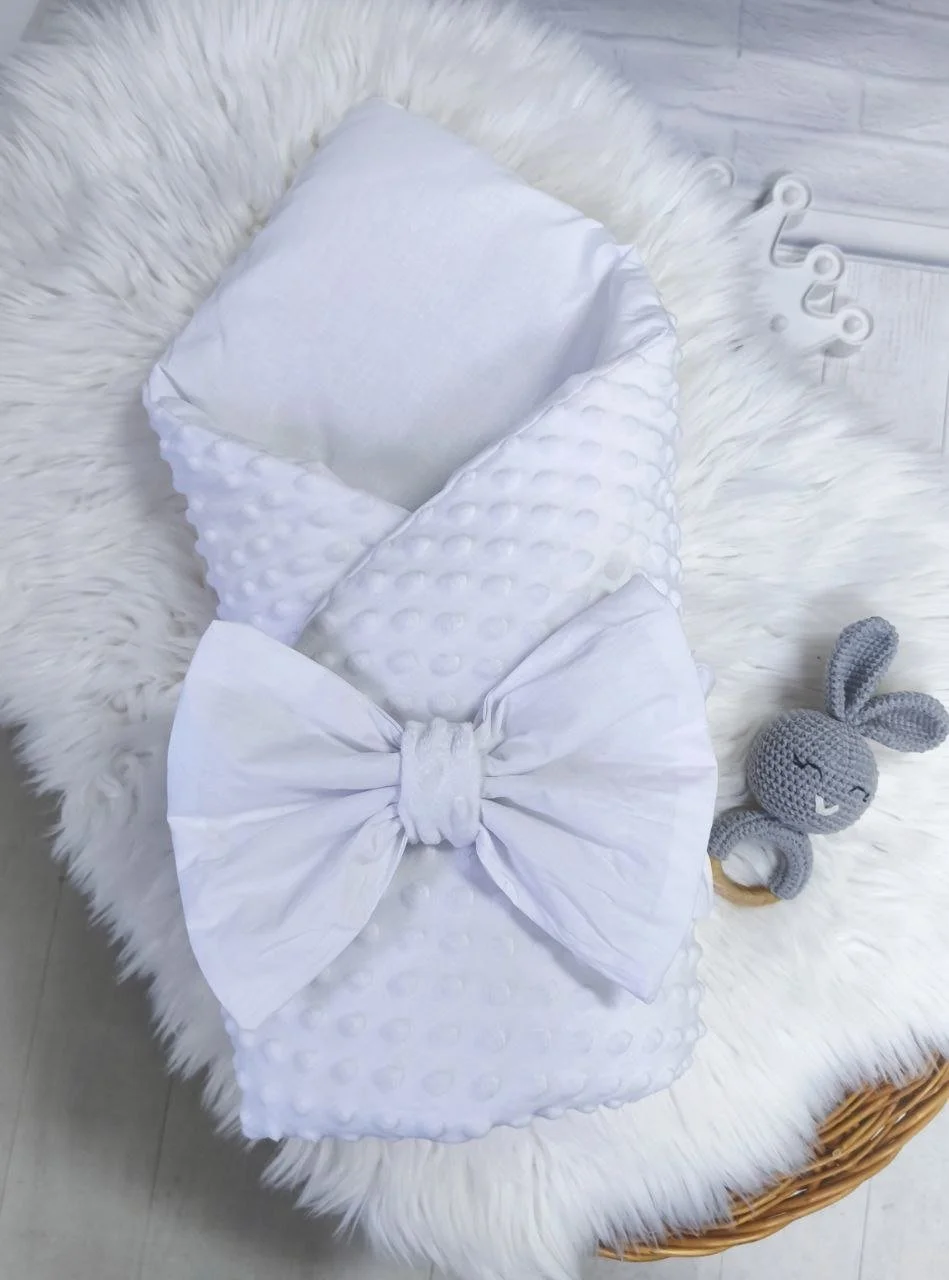 Набір на виписку демісезон, утеплювач виймається Плюш молочний, фото №3