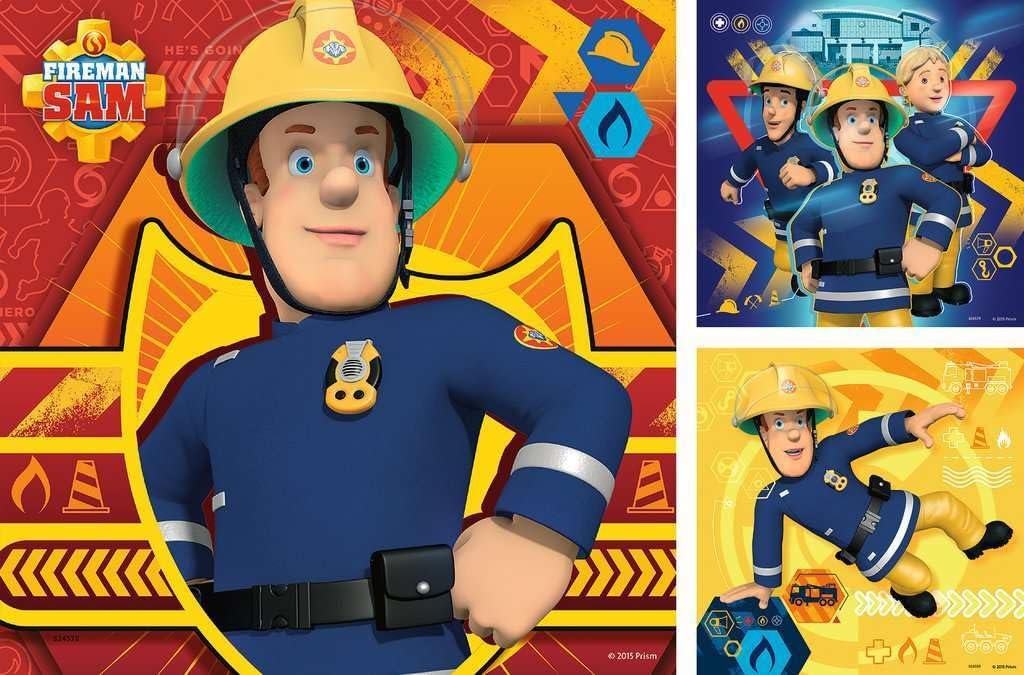 Пазл Ravensburger Fireman Sam 09386 Call Sam at Danger 3 x 49 деталей, фото №2
